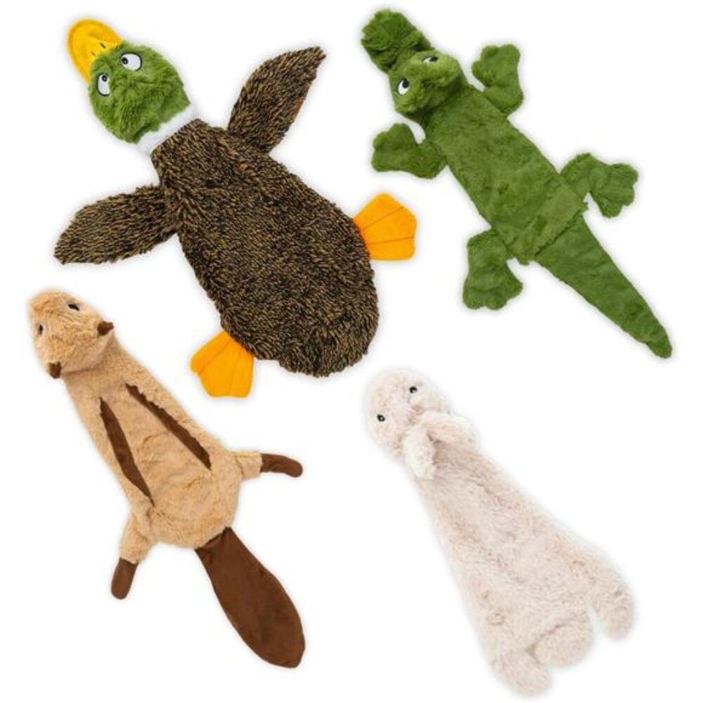 Best Pet Supplies Squeaky Dog Toys with Soft Durable Fabric for Small, Medium